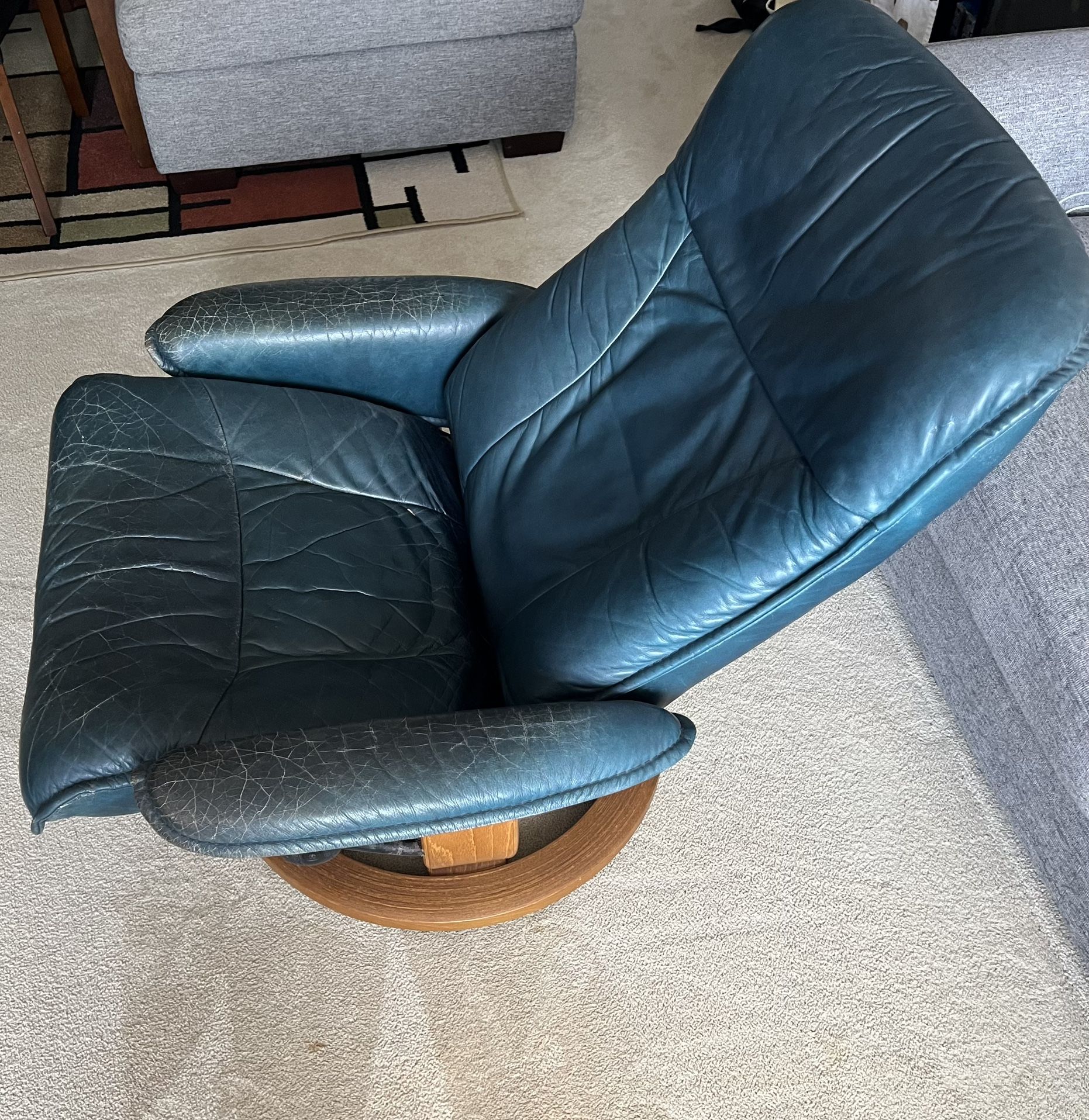 European Leather Reclining Chair—>>ON SALE!! See details!