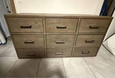 Solid wood dresser