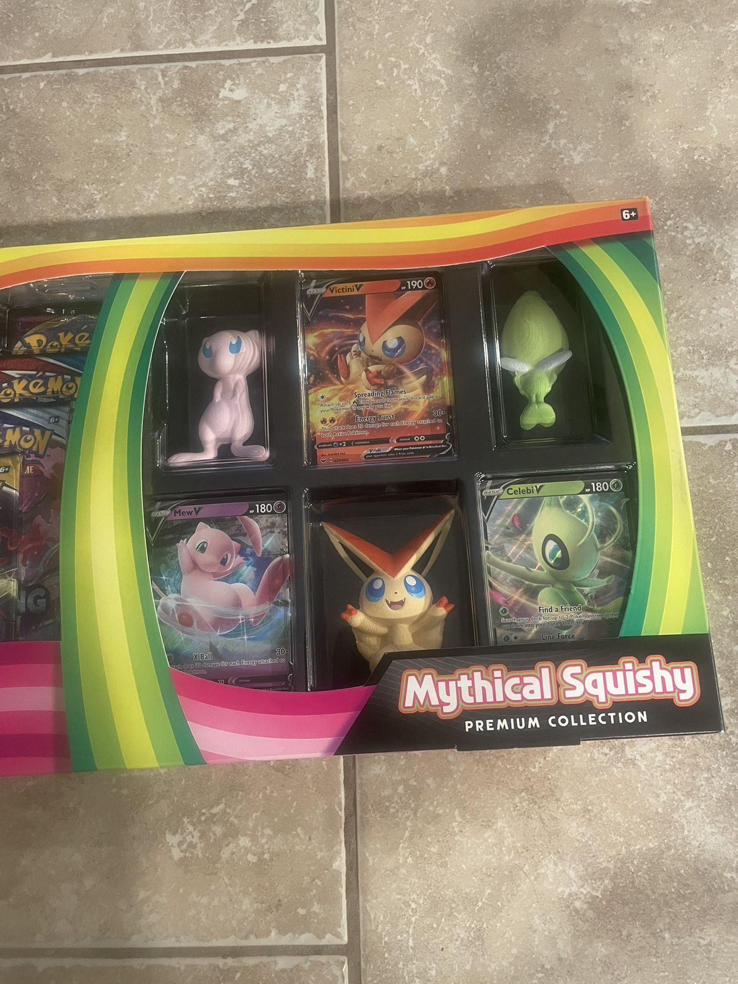 pokemon trading card game mythical squishy premium collection Pokemon Trading Card Game Mythical Squishy Premium Collection NEW   CollectorsGalore