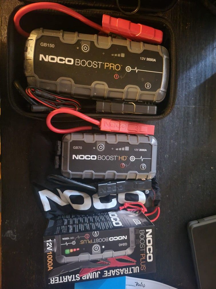 Noco Gb40 1000amp Gb70 20000amp And Gb150 3000amp Booster