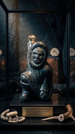 appears to be a carved stone sculpture