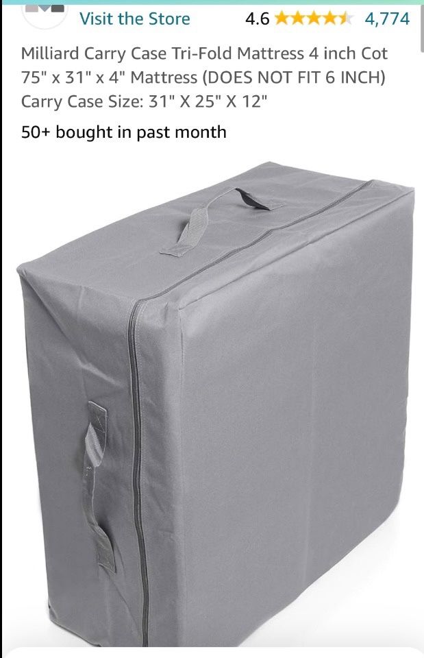 4” Folding Mattress