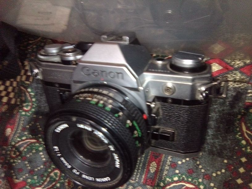 Vintage Cannon AE-1 35 mm Camera