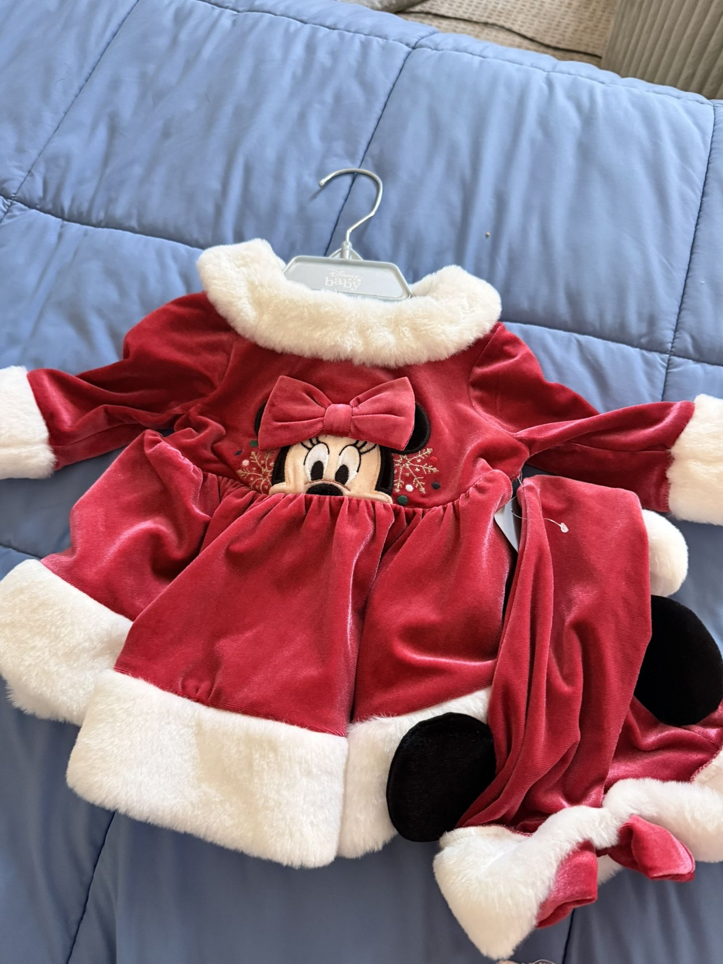 Disney Baby Christmas Outfit New 