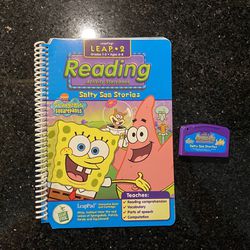 LeapFrog LeapPad 2 Book & Cartridge: SpongeBob Salty Sea Stories Grade 1-3