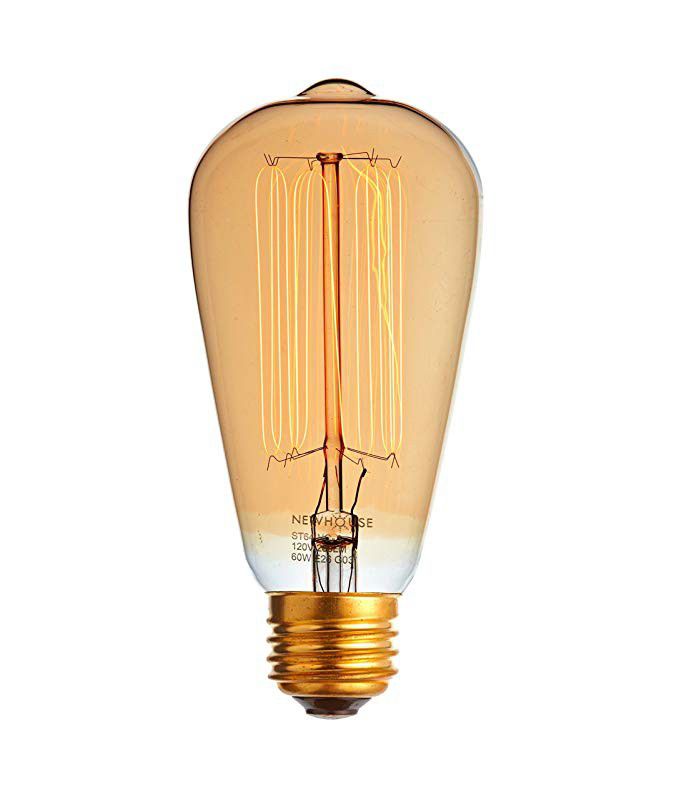 Newhouse Lighting 60-Watt Vintage Edison Filament Light Bulbs