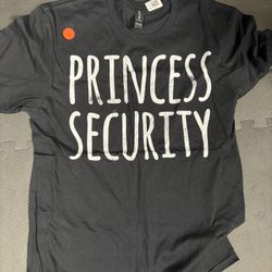 Princess Security Shirt Mom Dad Costume Adult Medium 