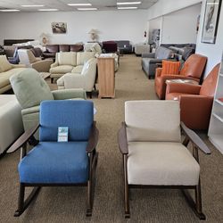 Fabric Rocking Chair-Lexicon-$150 each.