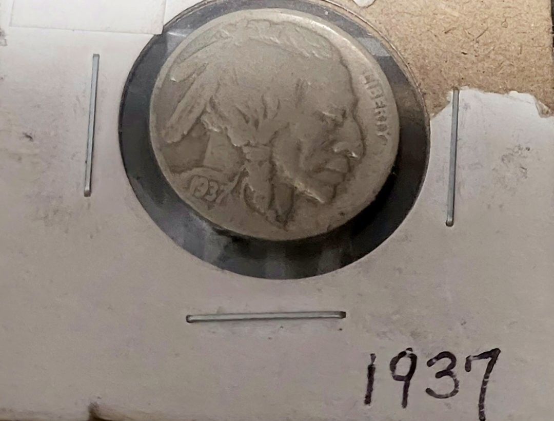 1937 BUFFALO NICKEL F MINT MARK