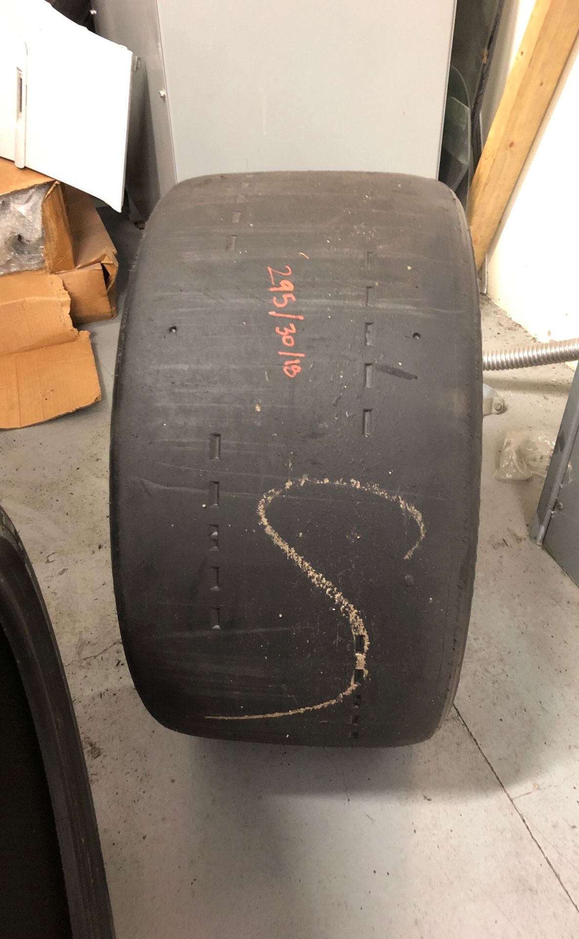 Race tires new and used. 18” sizing. 250-300 width.