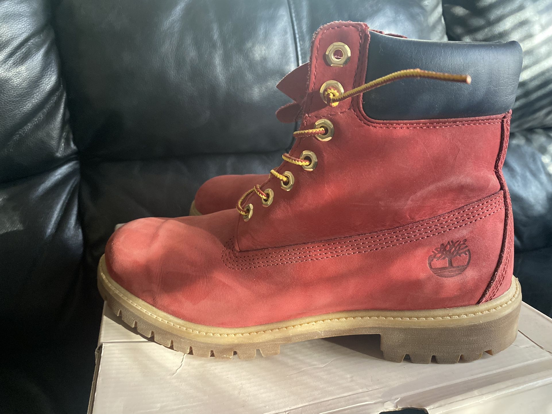 Red Timberland Boots 