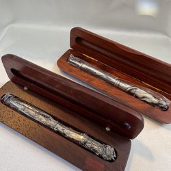 Harmony Kingdom Collectible Pen w/ Wooden Case – Vintage 