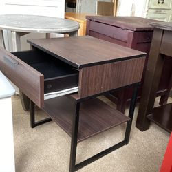 IKEA Trysil Nightstand Dark Brown And Black $60 OBO!