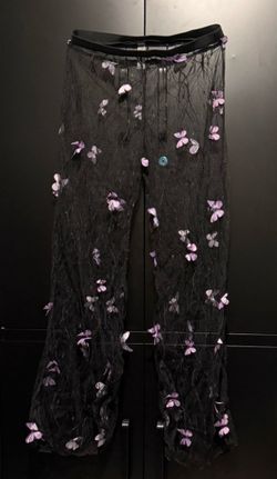 Pants swim cover ups with Butterflies