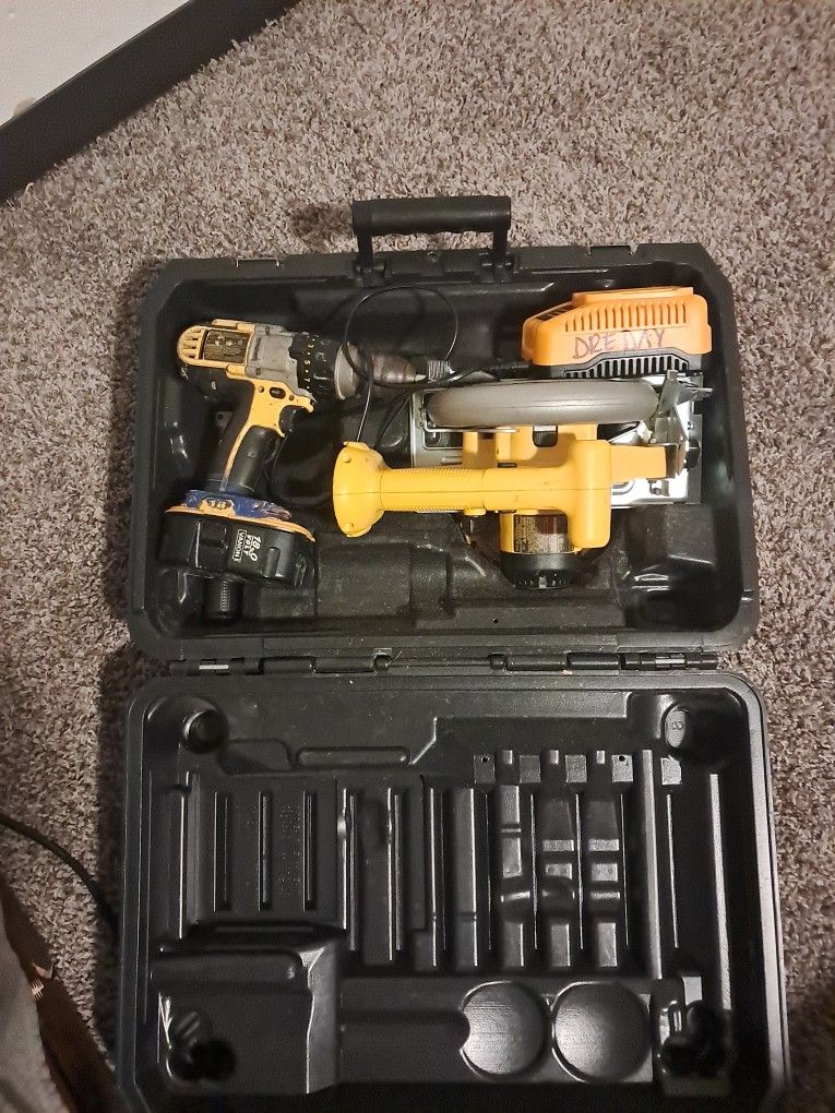 Dewalt Saw And Drill Set (Used)