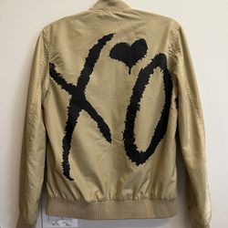 30. *** H&M Lightweight XO Bomber jacket sz XS - The Weeknd