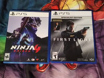 007 first light & ninja gaiden - PS5, $55 each