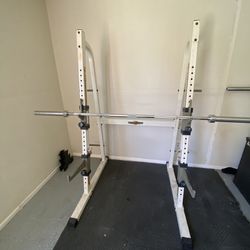 Workout Equipment (Squat Rack/Bench Press)