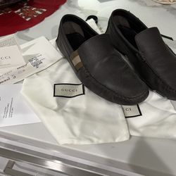 Authentic Gucci Leather Men Loafers 