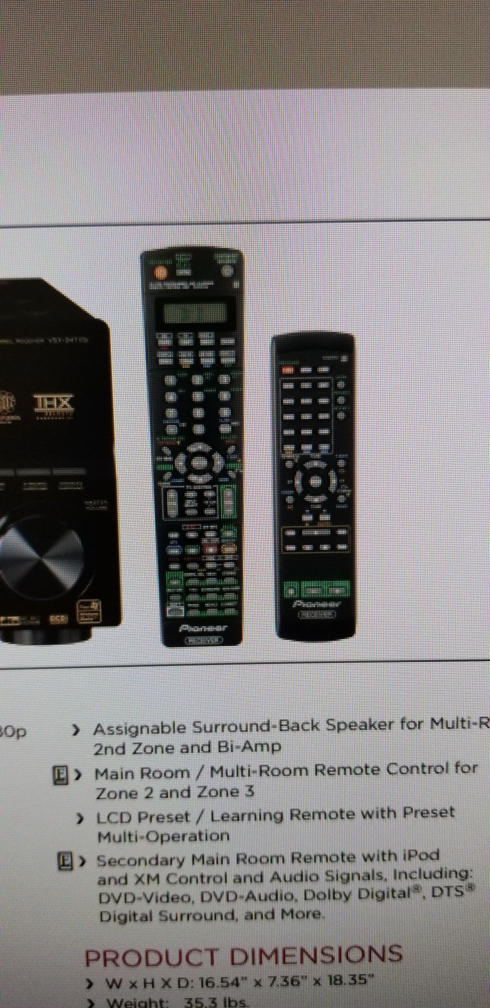 Pioneer Receiver Elite