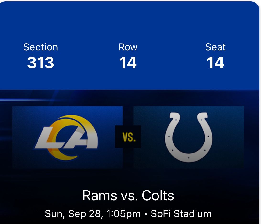 Rams Tickets 