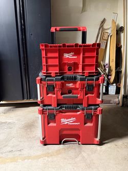Milwaukee PACKOUT 3-Piece Tool Box Stack