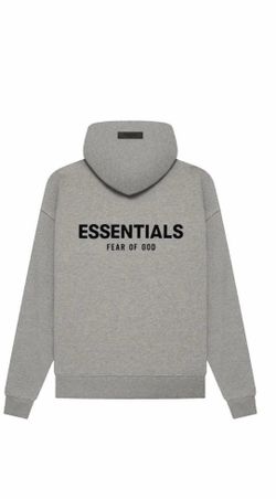 Fear Of God Essentials Hoodie Dark Oatmeal