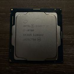 Intel Core i7‑8700 • LGA1151 v2 • 6C/12T • $75 • Local Pickup • Cash Only