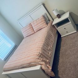 Full Size Bed/ Frame/ Night  Stand 