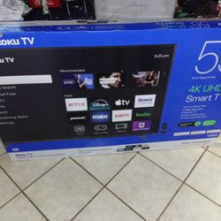 Brand New 55 Inch Onn Roku Smart Tv 2025 