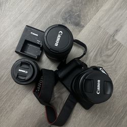 Canon Rebel T6 with lens 