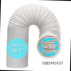 EWAVE Portable AC Hose - 5.1" Dia, 79" Length