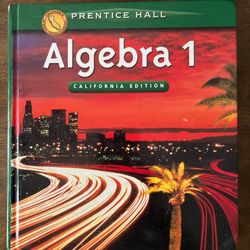 Algebra 1 California Edition Hardcover 
