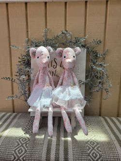 handmade mouse dolls