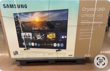 65 Samsung smart 4K HGTV $55 down on Financing for delivery six month warranty
