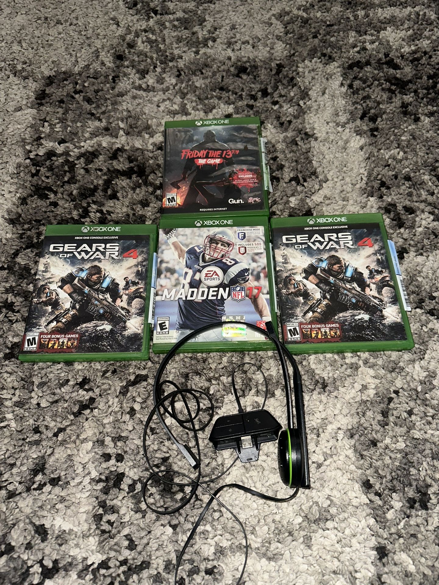 Xbox One Games And Headset