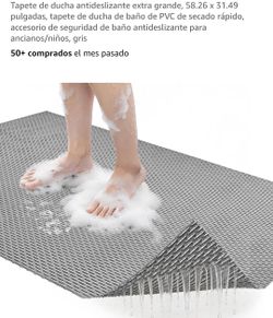 Tapete para baño antideslizante