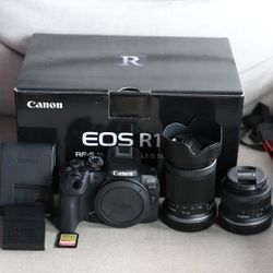 Canon R10 Camera  W/ Rfs 18-150 Lens And More