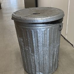Metal Garbage Can
