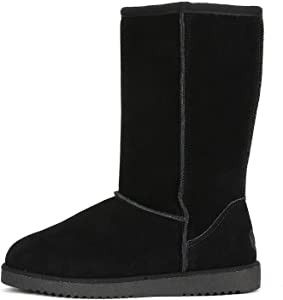 Size 11 Black Calf Boots Snow Boots For Women 