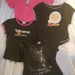 Set Of 4 Girl's Shirts