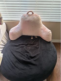 Black bean bag like NEW used as decor