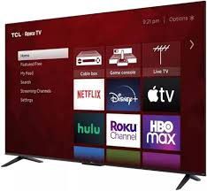 43 Inch TCL HDR 4k Roku Smart TV Used