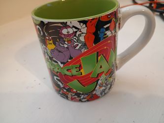 Space jam coffee cup