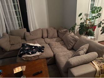 Six piece Thomasville modular sectional couch