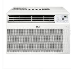 New LG 12,000 BTU 115V Window Air Conditioner Cools 550 sq. ft. with Wi-Fi, Dehumidifier and in White. No Remote!! Retails $450 With Taxes!