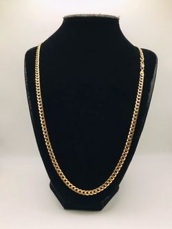 14k SEMI SOLID CURB LINK CHAIN