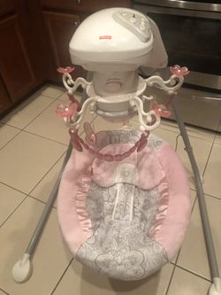 Fisher-Price Cradle 'n Swing, Pink Pearl Chandelier