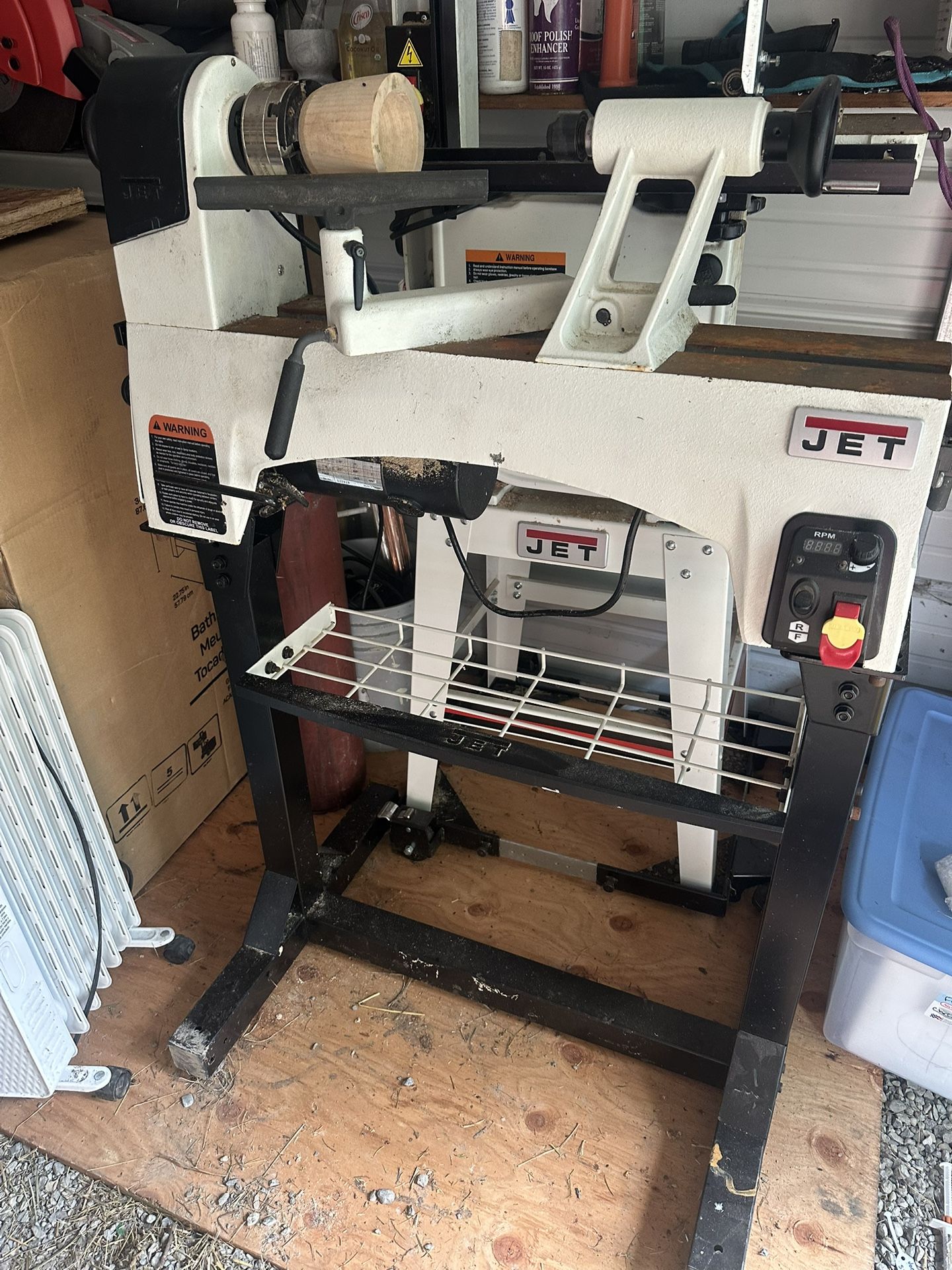 JET JWL-1221VS Lathe