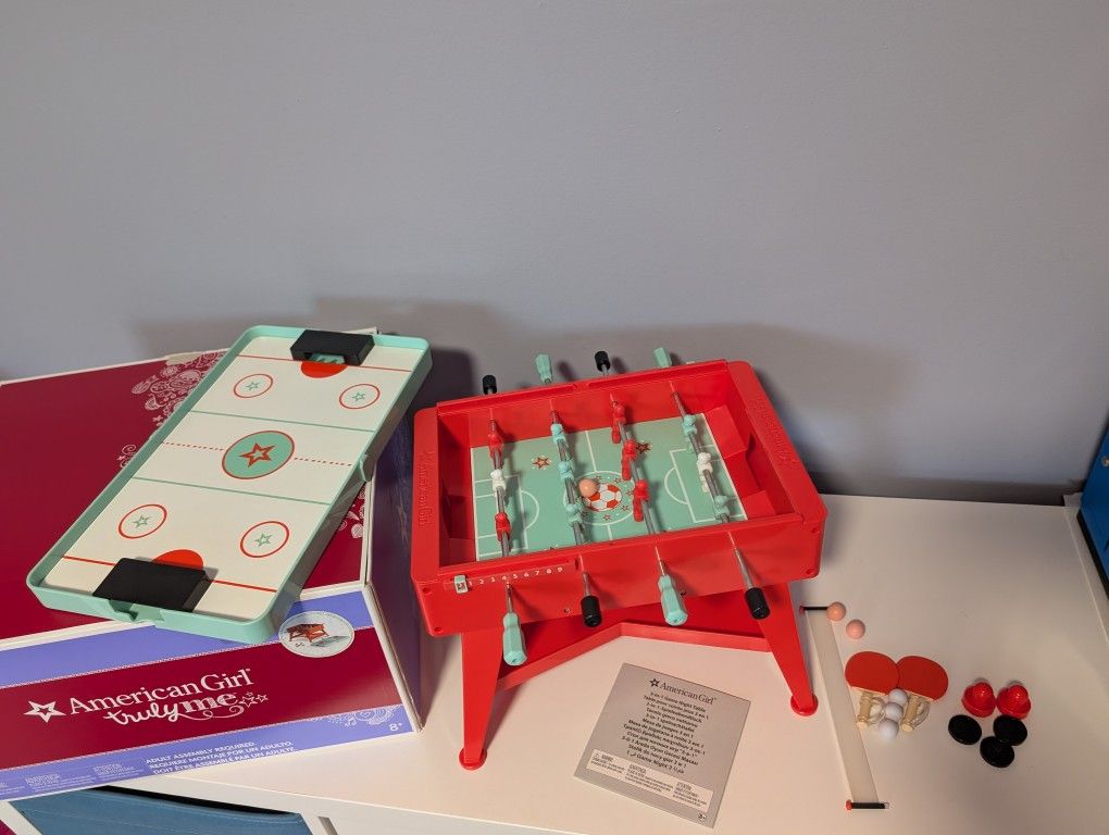 American Girl Doll 3 In 1 Game Table